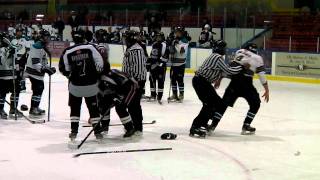 Tillsonburg Minor Hockey Midget Rep  Inappropriate action by Simcoe player on Tillsonburg Captain [upl. by Dot]