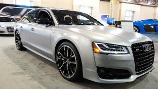 AUDI S8 2017 Quattro Twin Turbo V8 Interior Exterior Review [upl. by Eibba]