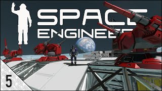 Space Engineers Survival Episode 5  Rover Upgrades and DEFENSES 2024 [upl. by Dreyer435]