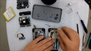 Meizu m2 DisassemblyScreen RepairBattery ReplaceCharge FixHome Button Take Apart [upl. by Ennelram]