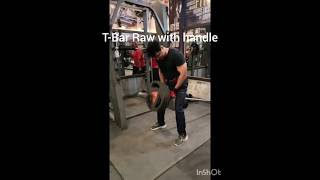 TBar raw with handle back exercise [upl. by Glaser]