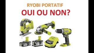 Outils ryobi Electroportatif  OUI ou NON [upl. by Warrick]