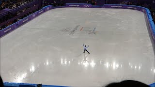 fancam 2018 Olympics  Yuzuru Hanyu SP amp 6min aerial view [upl. by Barvick486]