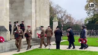 Remembrance Sunday Victoria Park Leicester [upl. by Renaxela97]