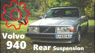 Volvo 940 Rear Suspension Replacement [upl. by Etnovert]