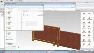 IronCAD woodLAB CAD  Ebénisterie  Français [upl. by Htebiram80]