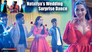 Nataliya ගේ Wedding එකේ Oshan Liyanage  BK  Eranda Zee  Teev  දාපූ Surprise Dance එක  VIRASH [upl. by Anaoy]