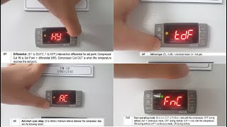 Dixell Temperature Controller Programing use for Chiller amp Freezer Step by Step in hindiEng SubCC [upl. by Wendell]