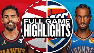 HAWKS at THUNDER  FULL GAME HIGHLIGHTS  October 27 2024 [upl. by Aniarrol]