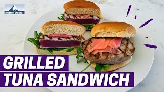 Yellowfin Tuna Steak Recipe  Grilled Tuna Sandwich  North Coast Seafoods [upl. by Eilojne]