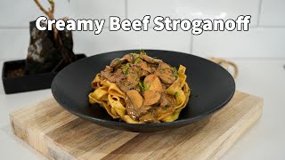 The Creamy Garlic Beef Stroganoff Recipe You Need [upl. by Samot]