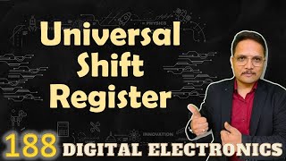 Universal Shift Registers Digital Electronics63 by SAHAV SINGH YADAV [upl. by Hayashi]