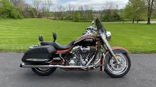 2008 HarleyDavidson CVO Screamin Eagle Road King FLHRSE4 Tons of Chrome w Extras  13995 [upl. by Carnes]