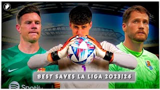 Best Saves La Liga 202324 • Impossible Saves ∣ HD [upl. by Anuala]