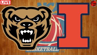 Oakland vs Illinois College Basketball Live Game Cast amp Audio [upl. by Yna]