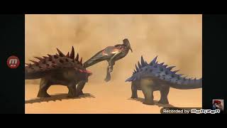 TARBOSAURUS VS Polacanthus [upl. by Eyahc]