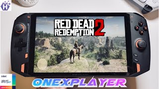 OneXPlayer 1S 1195G7  RED DEAD REDEMPTION 2  800P1200P  Intel Iris Xe Performance [upl. by Nealson]