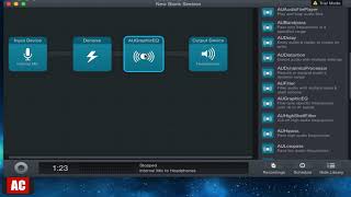 AUDIO HIJACK 3  EQ Microphone in RealTime on Mac [upl. by Tingley508]