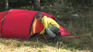 Hilleberg Kaitum  Kaitum GT  Pitching instruction [upl. by Xonel]