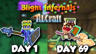 100 Days RLCraft But All Mobs Are Blight Infernals Part 12 [upl. by Richard]