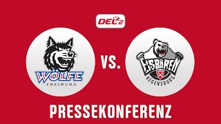 PRESSEKONFERENZ  EHC FREIBURG  EISBÄREN REGENSBURG  22112024 [upl. by Sinnoda339]