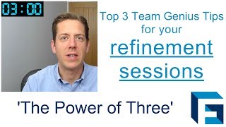 3 Top Tips on Running A Better Agile Refinements [upl. by Guthry]