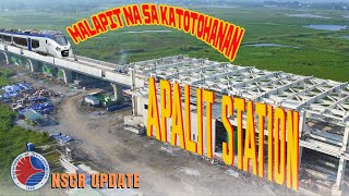 NSCR Apalit Station Site Latest Update BUMAGAL ANG PAGGAWA DAHIL NA RIN SA MGA BAGYO [upl. by Carla716]