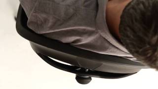 How the back support headrest and dynamic movement work on the cpod chair [upl. by Giltzow]