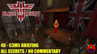 Wolfendoom Blade of Agony  C3M5 Briefing  All Secrets No Commentary [upl. by Manon]