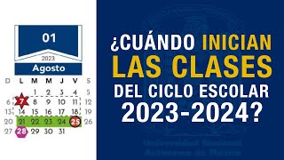 Te explicamos el Calendario Oficial de la ENP Ciclo Escolar 20232024 [upl. by Annalise555]