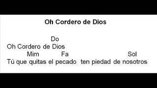 Ezama  Oh Cordero de Dios  Acordes [upl. by Abbub588]