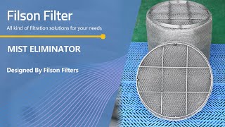 Custom Mist Eliminator for Removing Liquid and Solid Particles from Gas or Vapor [upl. by Pfeffer]