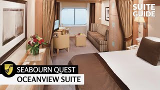 Seabourn Quest  Oceanview Suite Full Walkthrough Tour  4K [upl. by Eelloh]