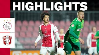 Highlights Jong Ajax  FC Dordrecht  Keuken Kampioen Divisie [upl. by Marolda601]