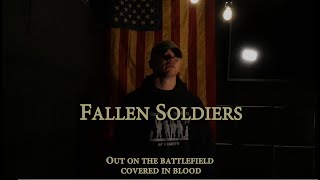 Fallen Soldiers Studio Recording Military Cadence  Official Lyric Video [upl. by Aramak96]