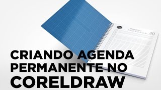 Criando agenda permanente no CorelDRAW [upl. by Leroj]