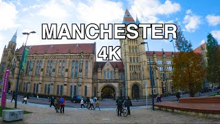 University of Manchester  Manchester  Walk  4K [upl. by Neelrihs302]