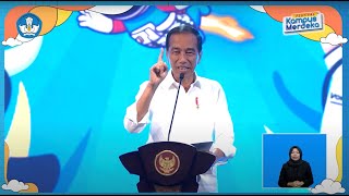 PRESIDEN RI JOKO WIDODO MEMBUKA FESTIVAL KAMPUS MERDEKA 2023  FESTIVAL KAMPUS MERDEKA 2023 [upl. by Oppen74]