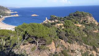 Overview across Tossa de Mar and Vila Vella enceinte [upl. by Cornelia]