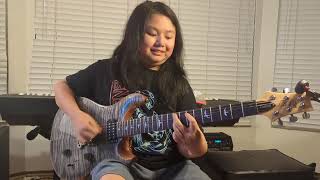 Linkin Park quotSomewhere I Belongquot Guitar cover by 11 yo [upl. by Corbin]