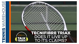 Talk Tennis Podcast Tecnifibre Triax Does this multifilament string do everything it claims to 🎧 [upl. by Eoj]