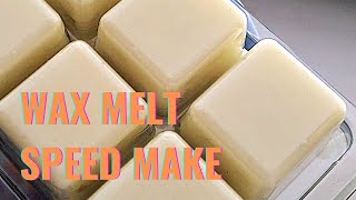 WAX MELTS SPEED MAKE and MELT with Golden Wax 494  overview of how to make wax melts for beginners [upl. by Zetram]