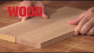 How To Make An Edge To Edge Glue Joint  WOOD magazine [upl. by Nyrhtak]