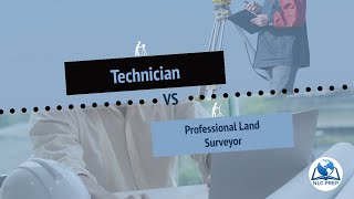 Land Surveyor Technician vs Professional Land Surveyor [upl. by Kirschner]