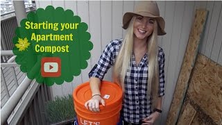 Starting an Apartment Compost [upl. by Emoreg]