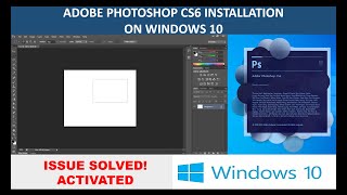 How to Install Adobe Photoshop CS6 on Windows 10 Free  Activated  2024 [upl. by Mellar972]