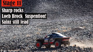 Dakar Rally 2024 stage 11  audisport Team Summary [upl. by Reffinnej]