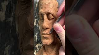 Giacometti inspired sculpture in Cottonwood Bark [upl. by Yvel35]