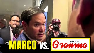 😱‼️Marco Rubio Humilla a Periodista Cubano del Periódico Granma [upl. by Mcclimans]