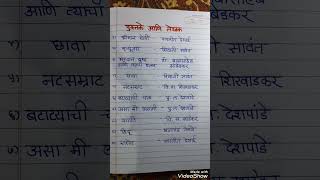 मराठी पुस्तके आणि लेखक  Marathi Books and Writers viral shorts marathi shortsfeed shortsvideo [upl. by Htebesile]